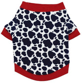 KUTKUT Black Clouds Pattern Pet T-Shirt | Cute Pet Cotton Sweatshirt for Small Dog Shih Tzu, Pug, Lhasa Apso - kutkutstyle